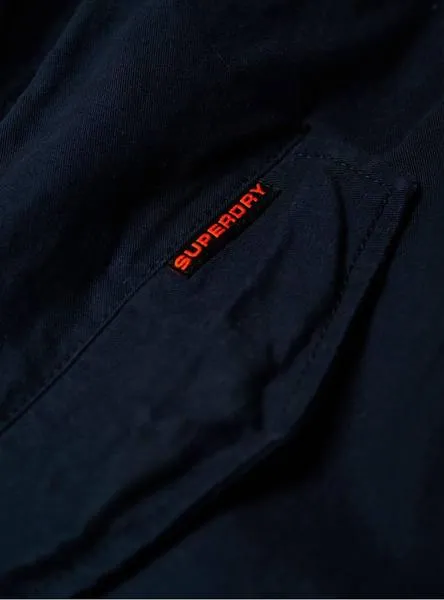 bomber superdry rookie azul para hombre