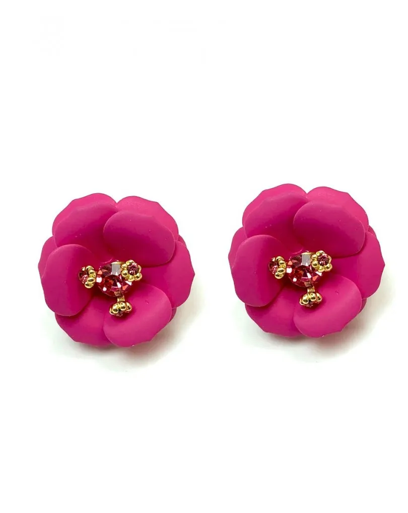 BONITOS PENDIENTES FUCSIAS PARA BODAS CON LOS QUE LUCIRAS PRECIOSA A JUEGO CON TU VESTIDO