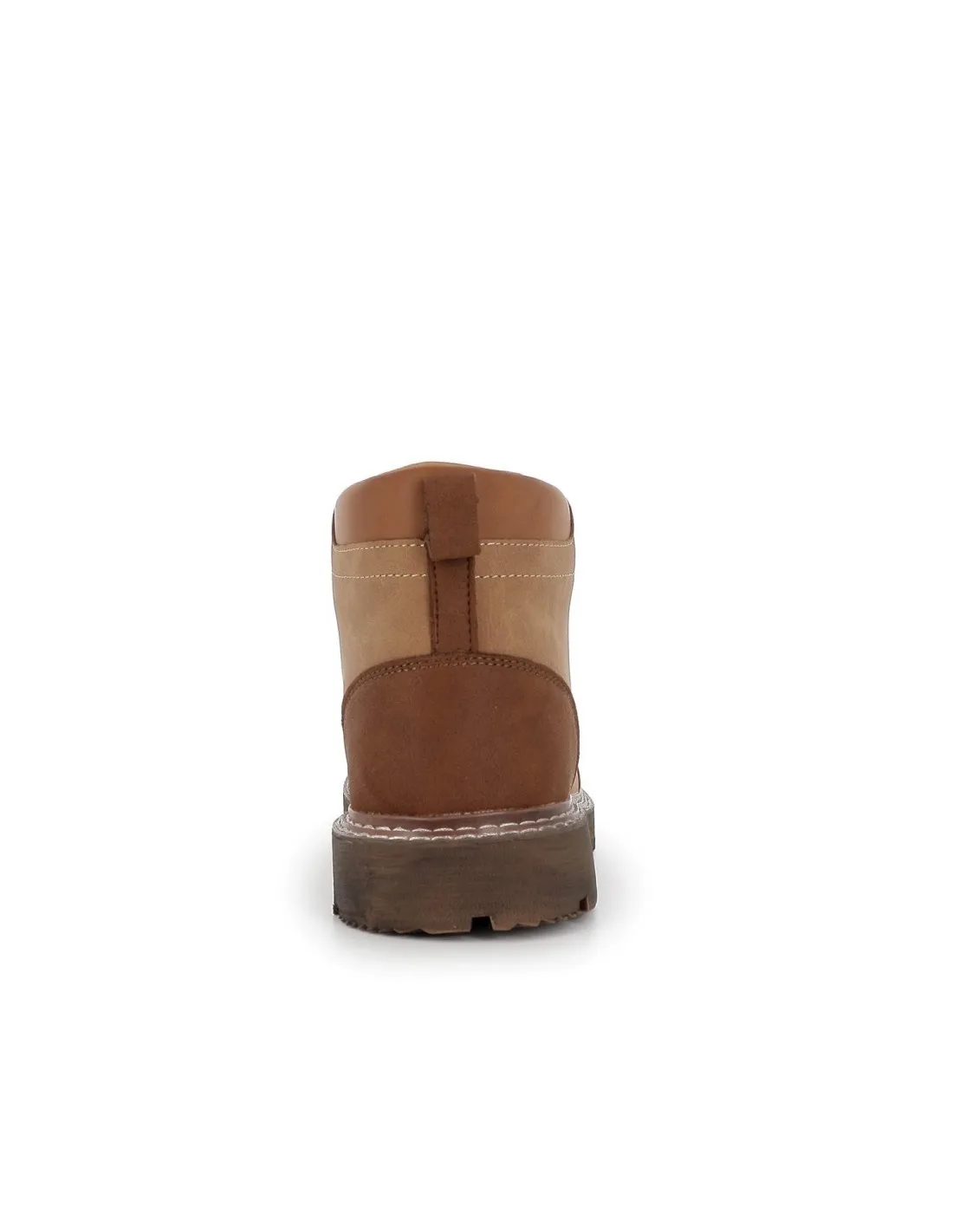 Bota de hombre con cordeones y suela de goma cuero Mustang