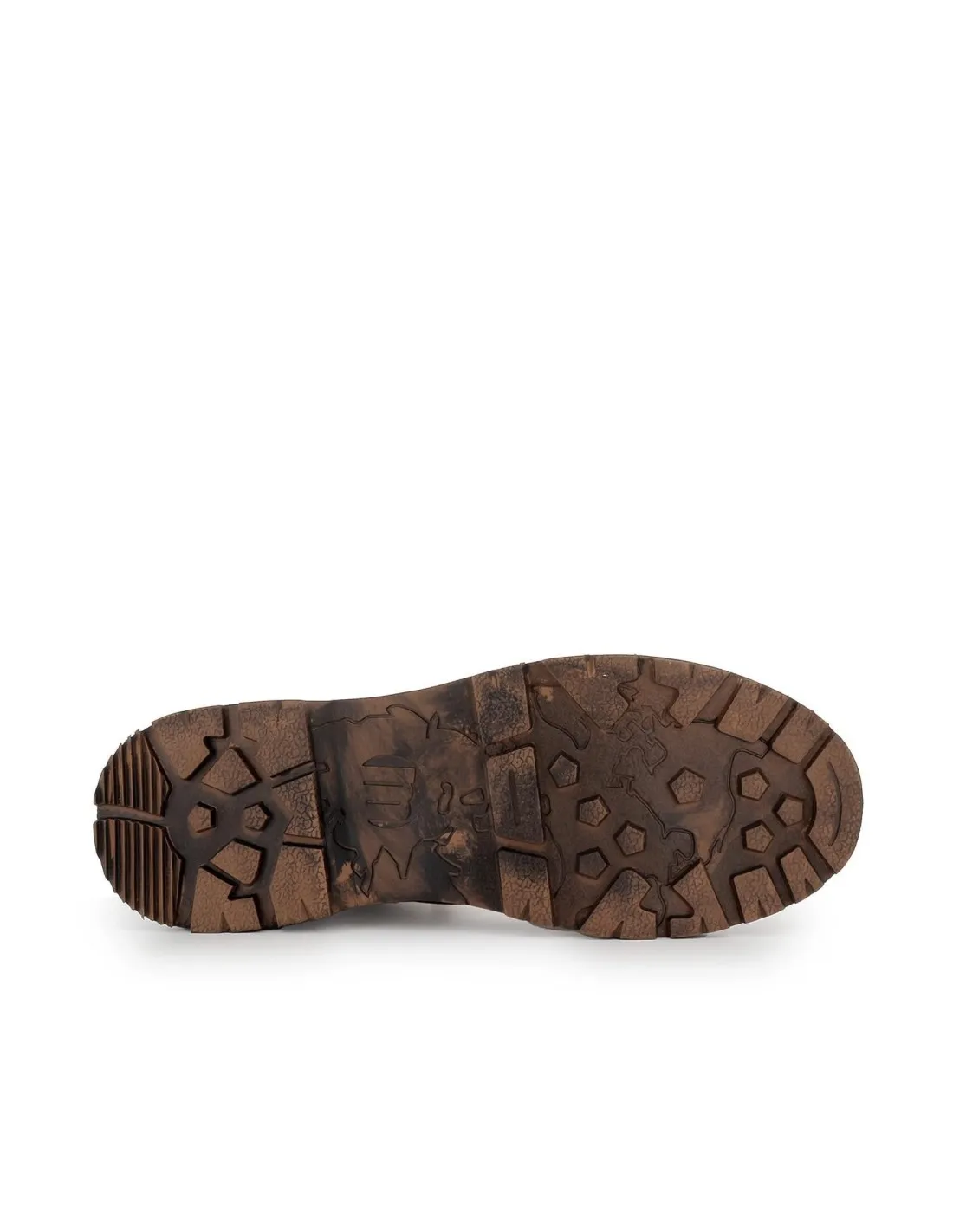 Bota de hombre con cordeones y suela de goma cuero Mustang