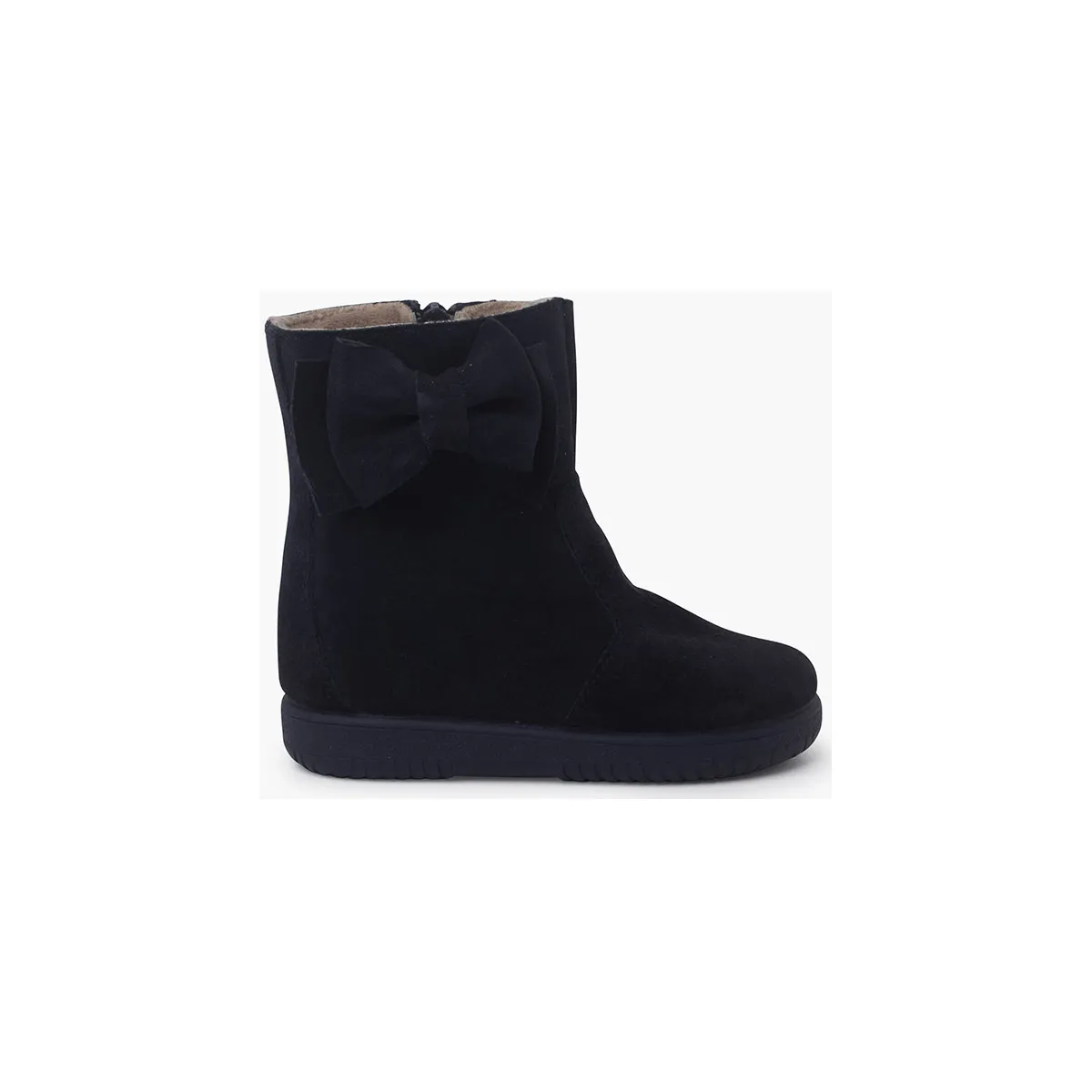 Botas Niña Serraje Lazo Lateral Grande