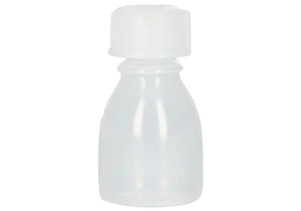 Botellas de cuello estrecho Bio en Green PE, con tapón roscado, 10 ml, 24 uds.