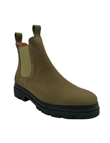 Botines Chelsea estilo blund verde