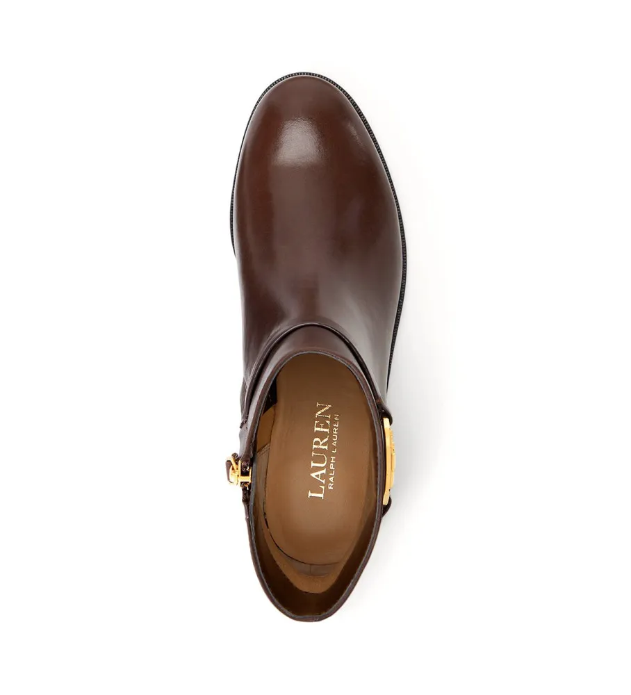 Botines de Piel Briela marrón