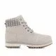 BOTINES PLANOS STAY BLANCO ROTO DE ESTILO MONTAñA A57832