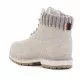 BOTINES PLANOS STAY BLANCO ROTO DE ESTILO MONTAñA A57832