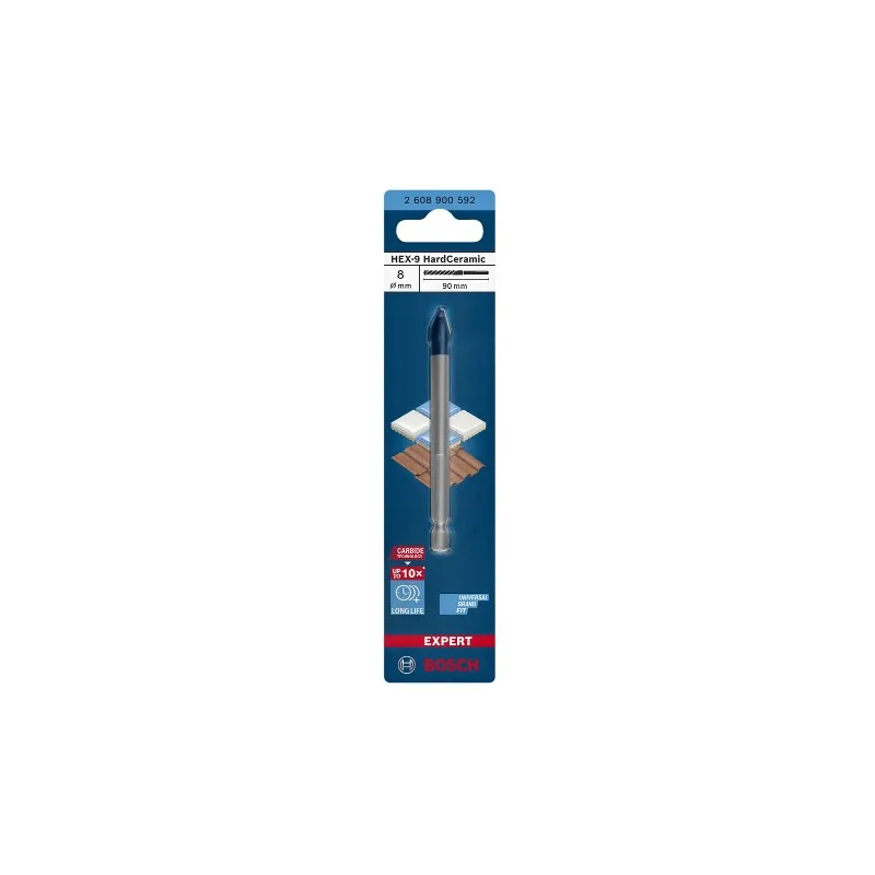 BROCA EXPERT HEX9 HARDCERAMIC  BOSCH