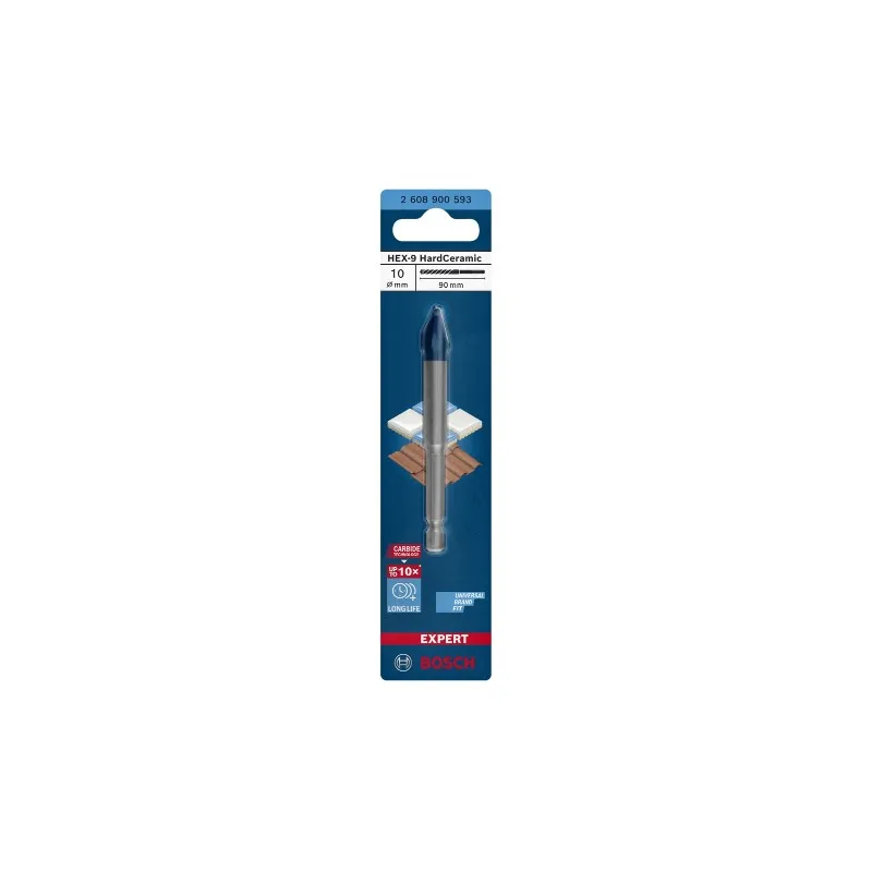 BROCA EXPERT HEX9 HARDCERAMIC  BOSCH