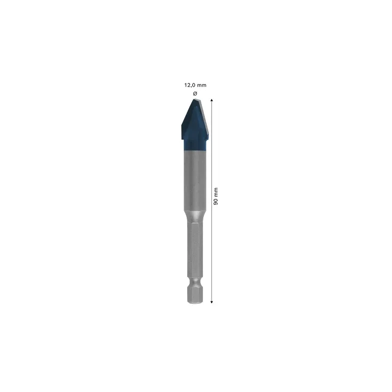 BROCA EXPERT HEX9 HARDCERAMIC  BOSCH