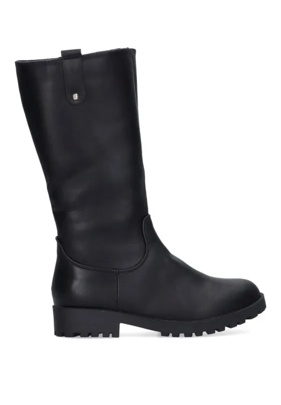 Bubble C434 Negro BOTA Suela plana