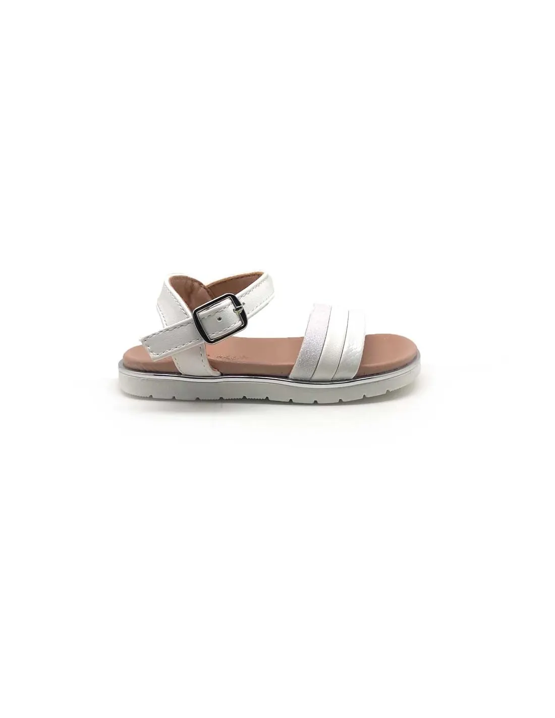 BUBBLE KIDS SANDALIA NIÑA BLANCA C684 3X