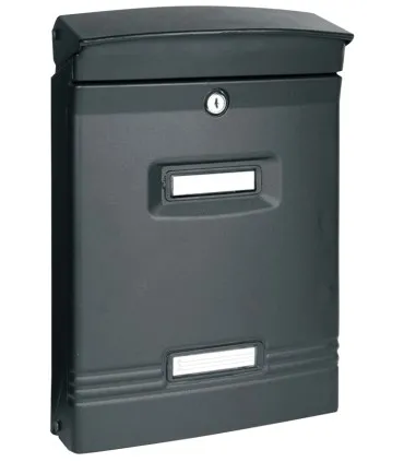 BUZON EXT ALUM NEGRO MALADETA CZ 25,5X12X37 C20106
