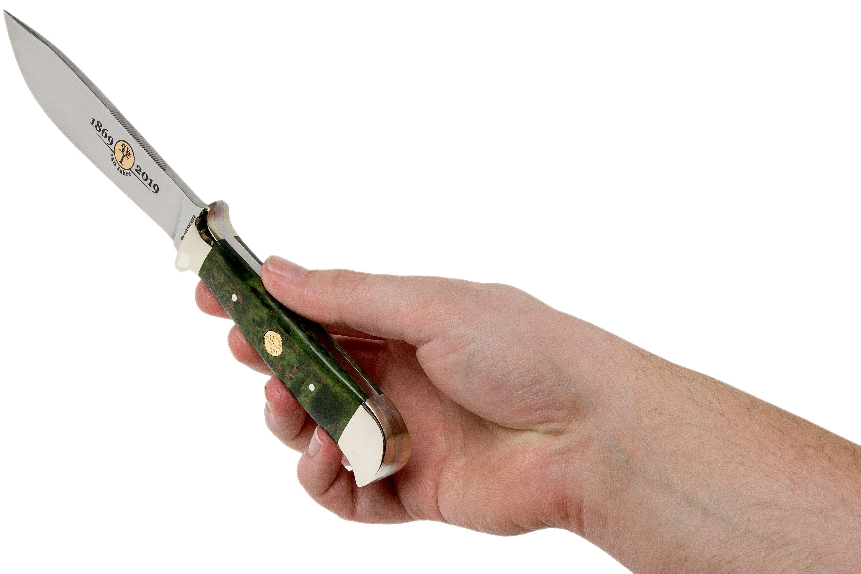 Böker Försternicker Anniversary Edition Green 126517 cuchillo de caza
