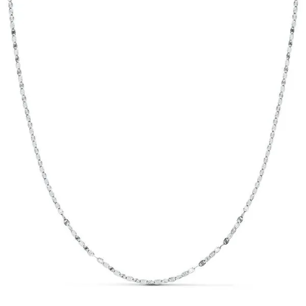 Cadena Oro Blanco 45 cm.