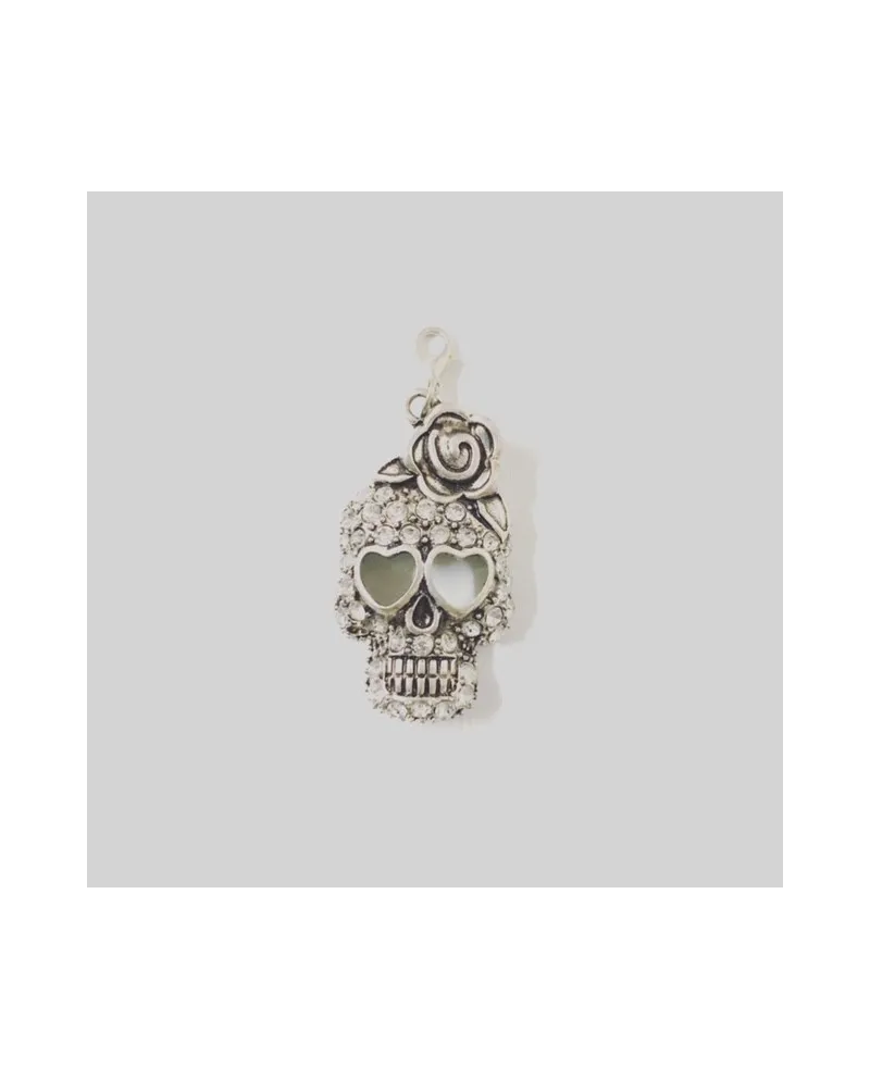 Calavera con brillantes