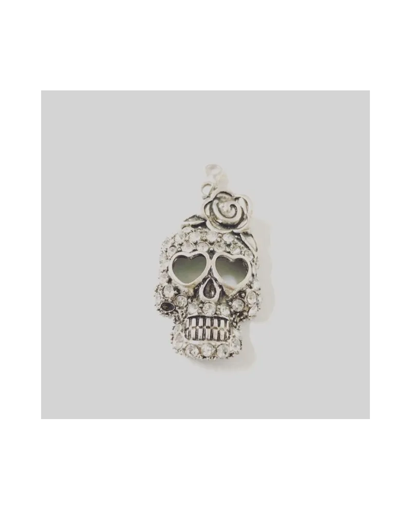 Calavera con brillantes