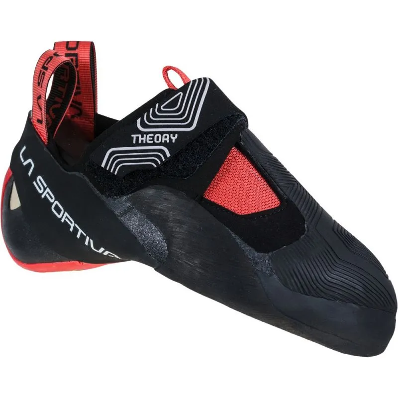 Calcetín de escalada para mujer La Sportiva Theory (Black/Hibiscus)