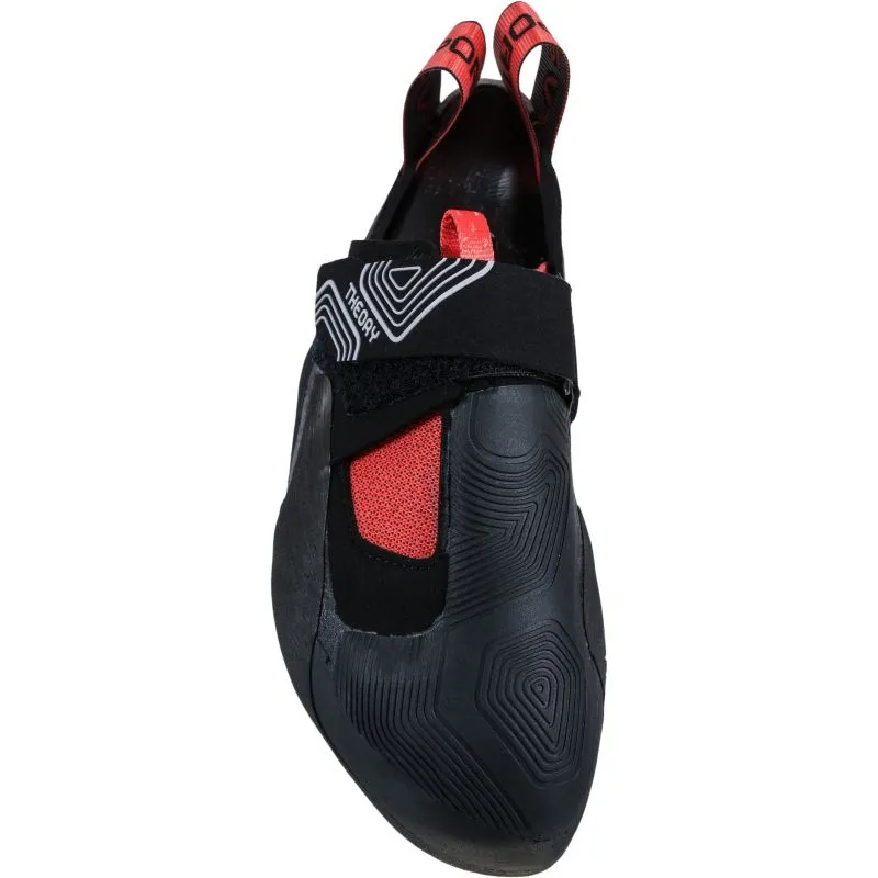 Calcetín de escalada para mujer La Sportiva Theory (Black/Hibiscus)
