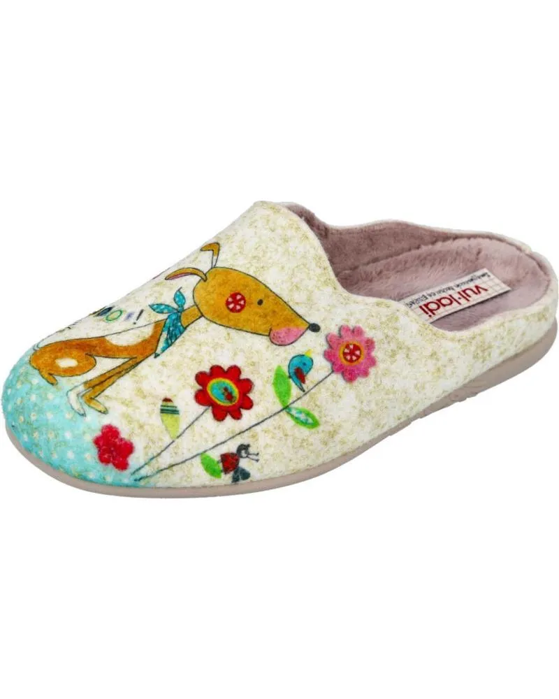 CALZADO DE CASA DE MUJER VULLADI 3235327 ZAPATILLAS DE CASA MUJER BEIG
