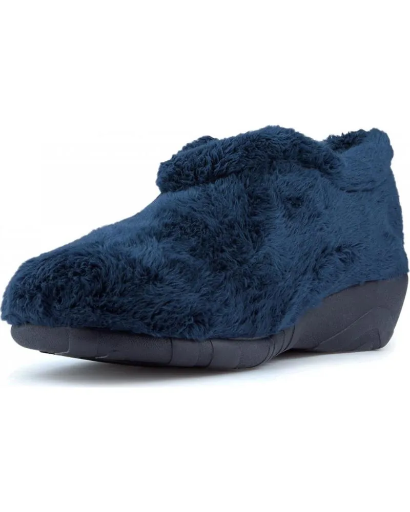 CALZADO DE CASA DE MUJER VULLADI ZAPATILLAS CASA VULLADI MUJER ALASKA AZUL