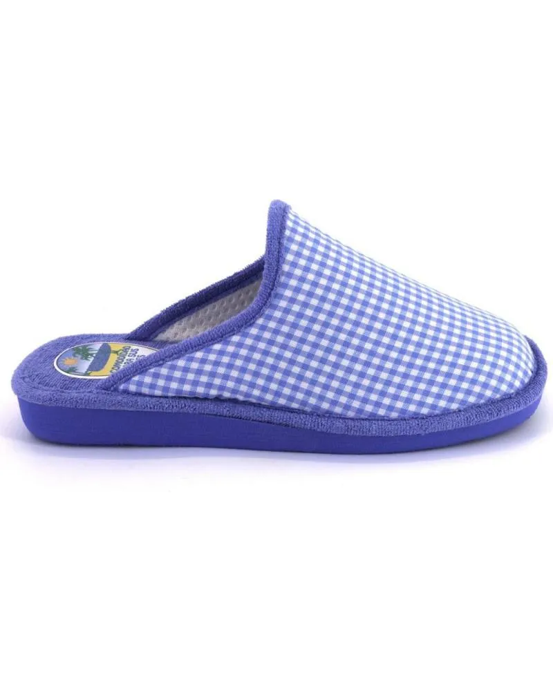 Calzado de casa OTRAS MARCAS  de Mujer VARIOS 3435 ZAPATILLAS DE CASA DE MUJER  AZUL