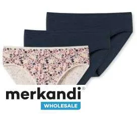Calzoncillos de mujer en un paquete de 3 con colores de mezcla de algodón de moda para la venta al por mayor desde Turquía: la m