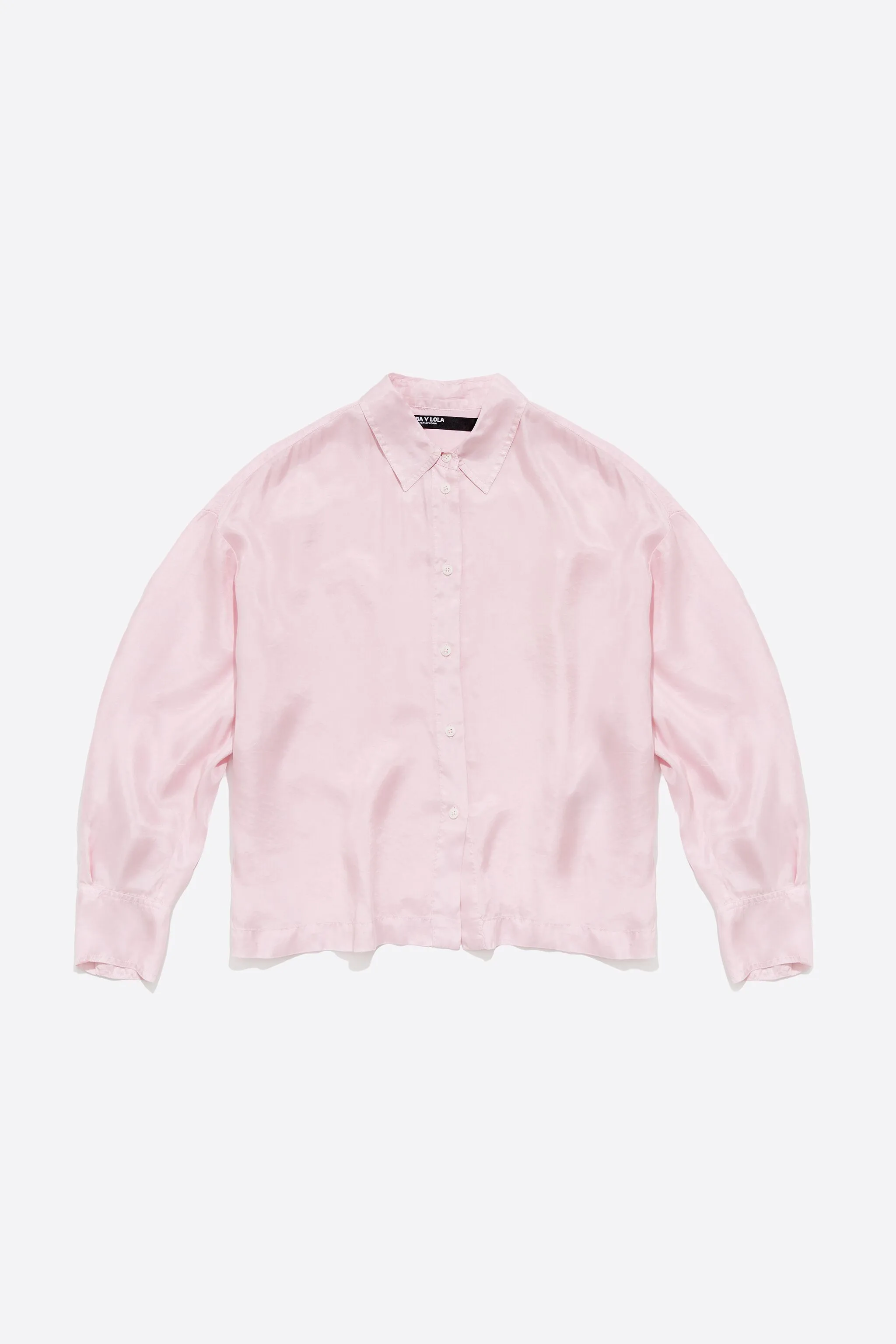 Camisa boxy rosa