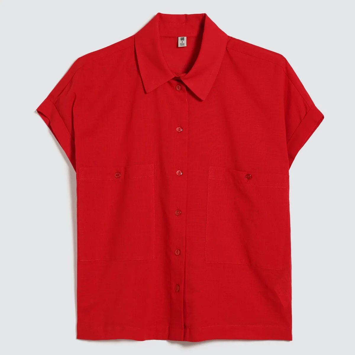 Camisa Con Bolsillos De Parche
