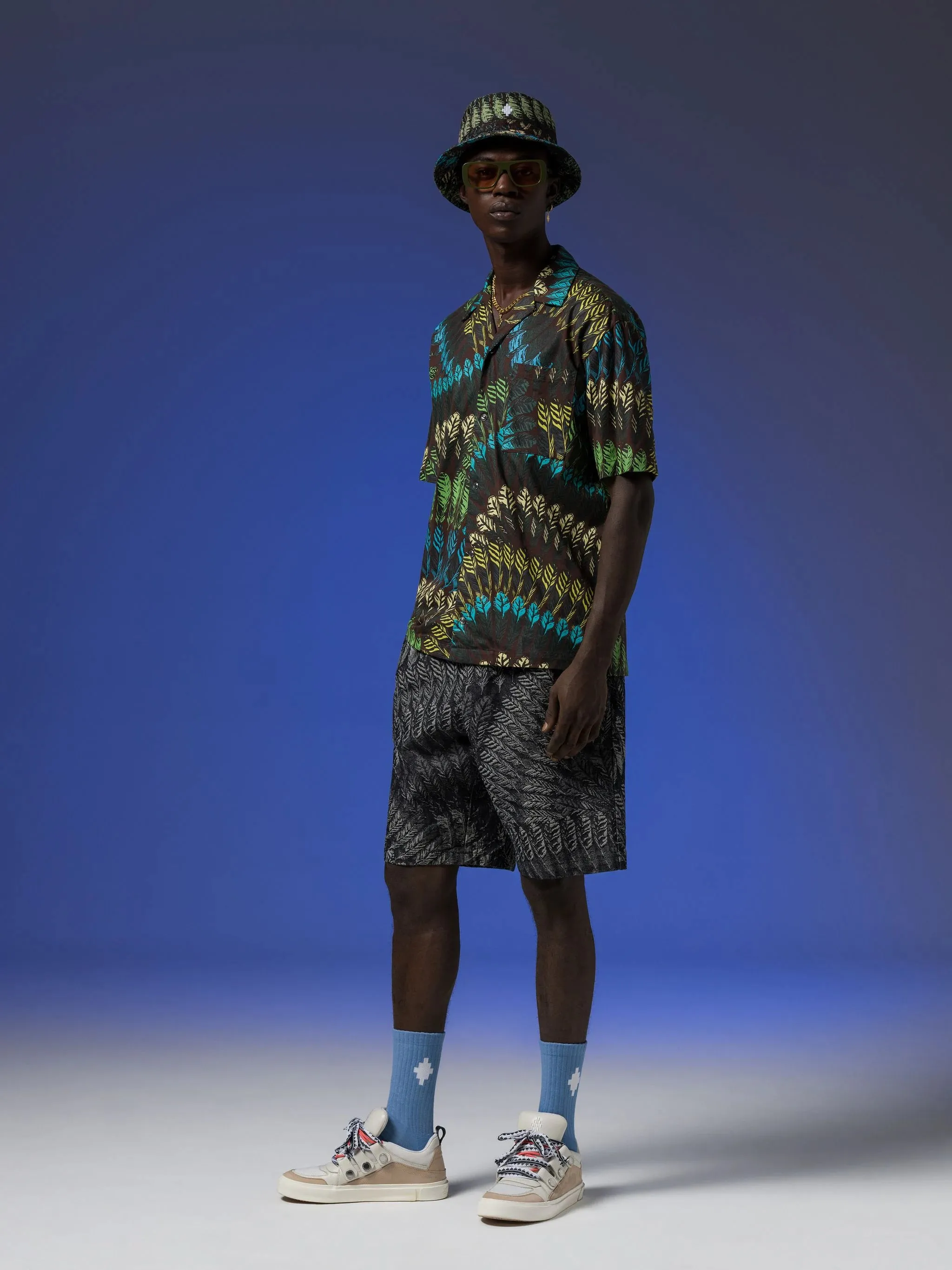 CAMISA FEATHERS HAWAII