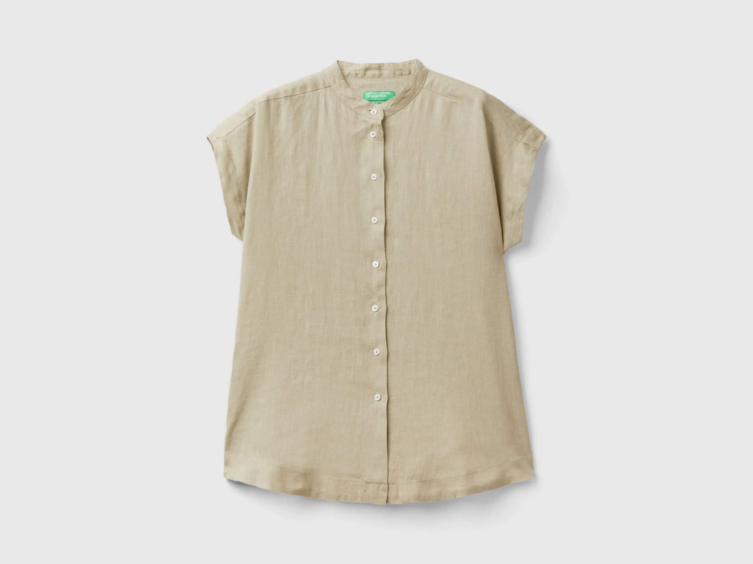 Camisa mao de lino puro