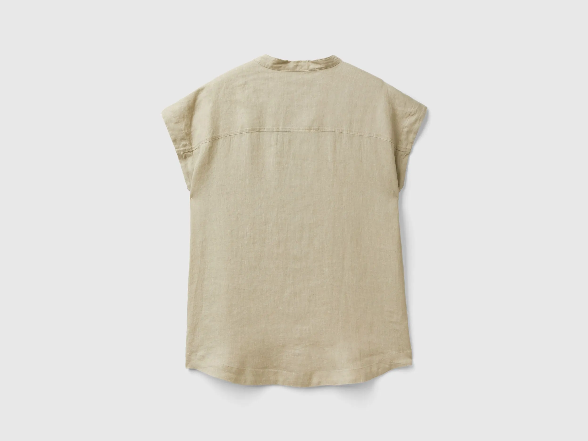 Camisa mao de lino puro