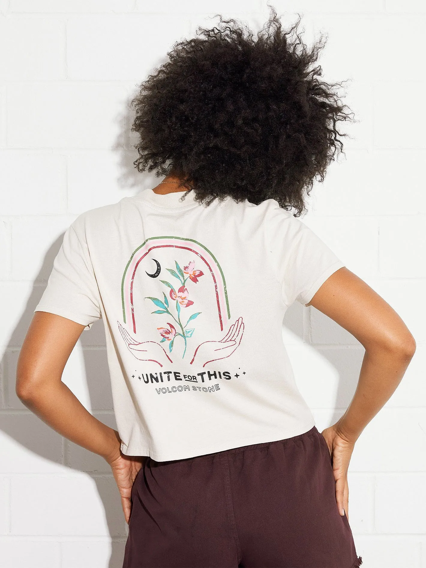 CAMISA VOLCOM POCKET DIAL  BONE  WOMEN´S