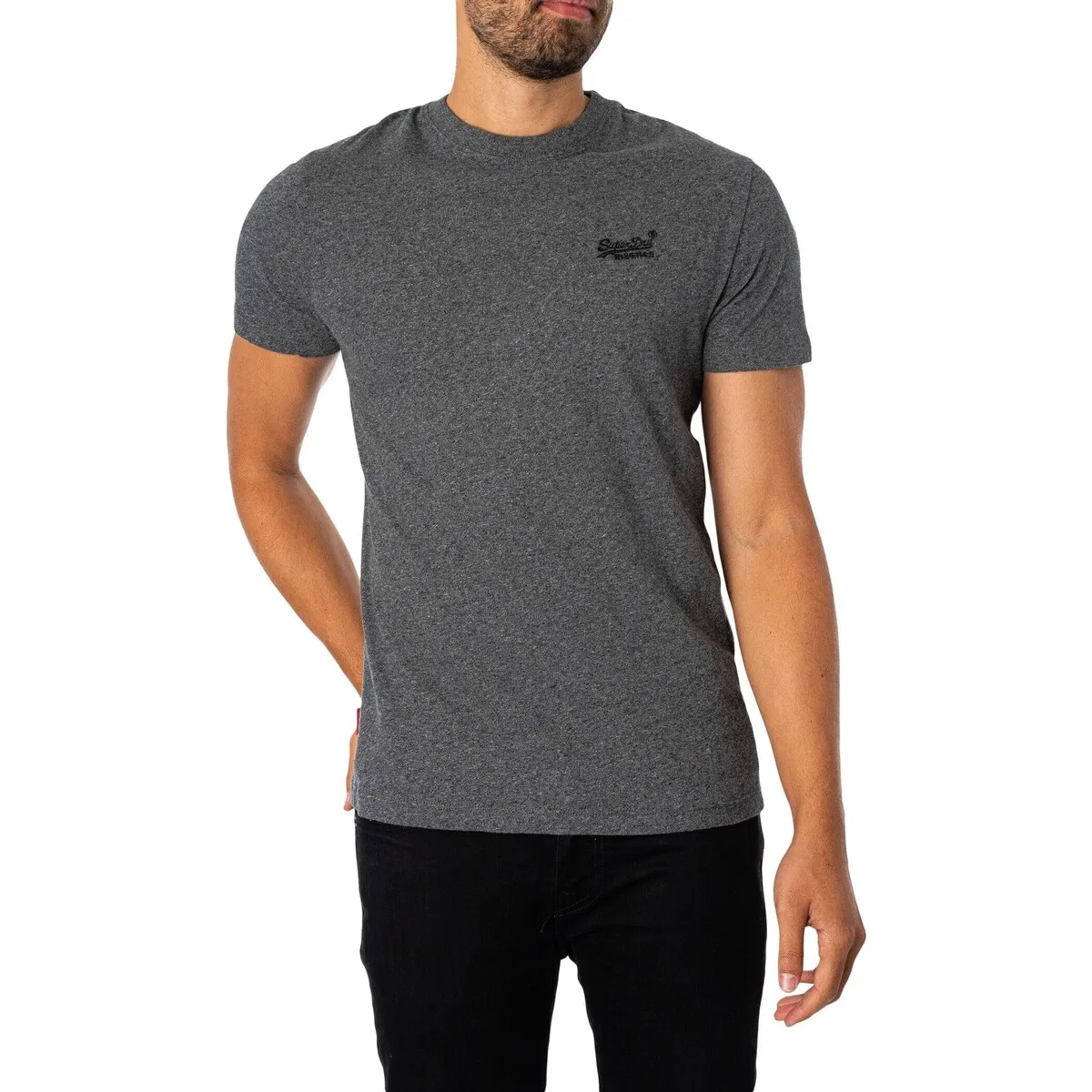 Camiseta Bordada Con Logo Vintage