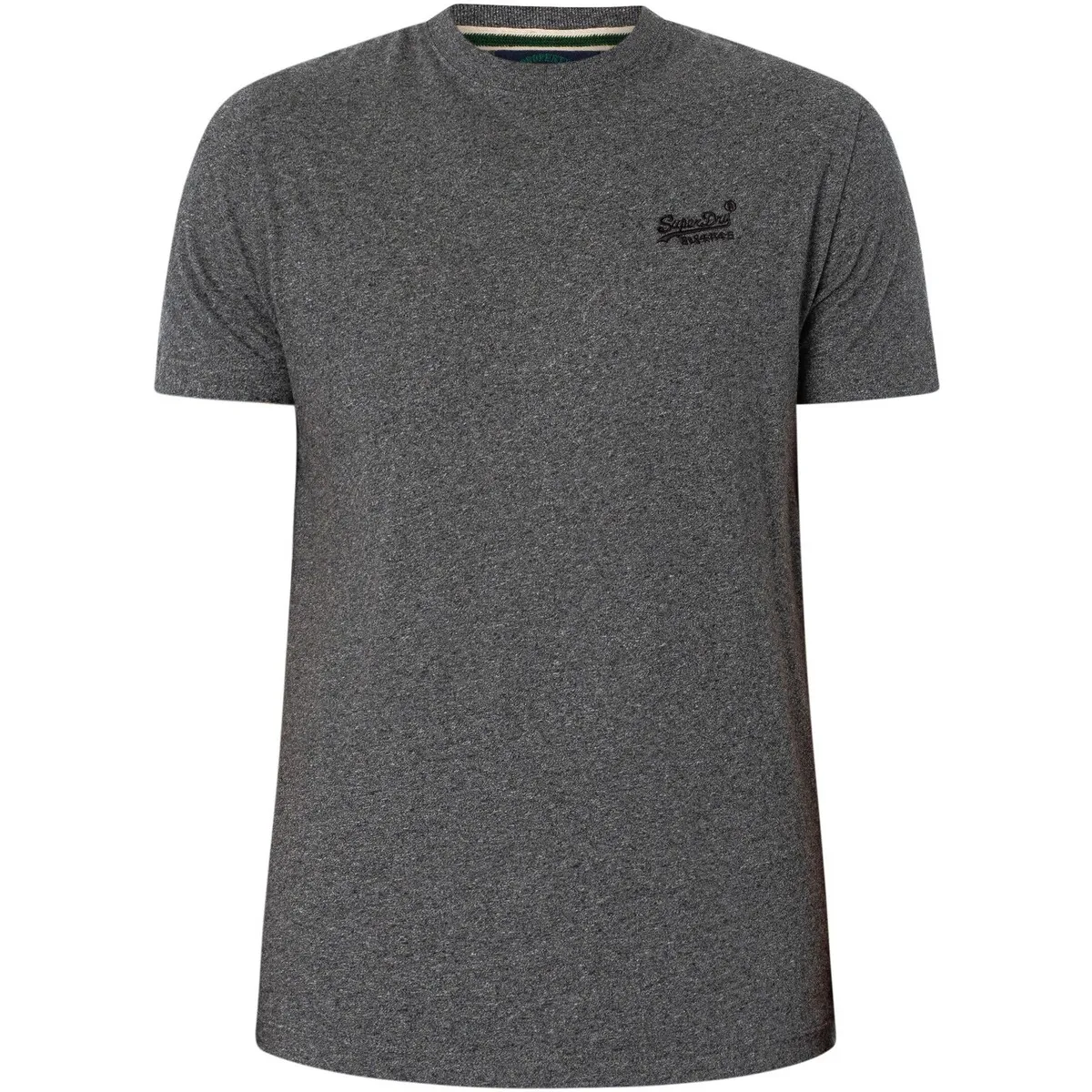 Camiseta Bordada Con Logo Vintage