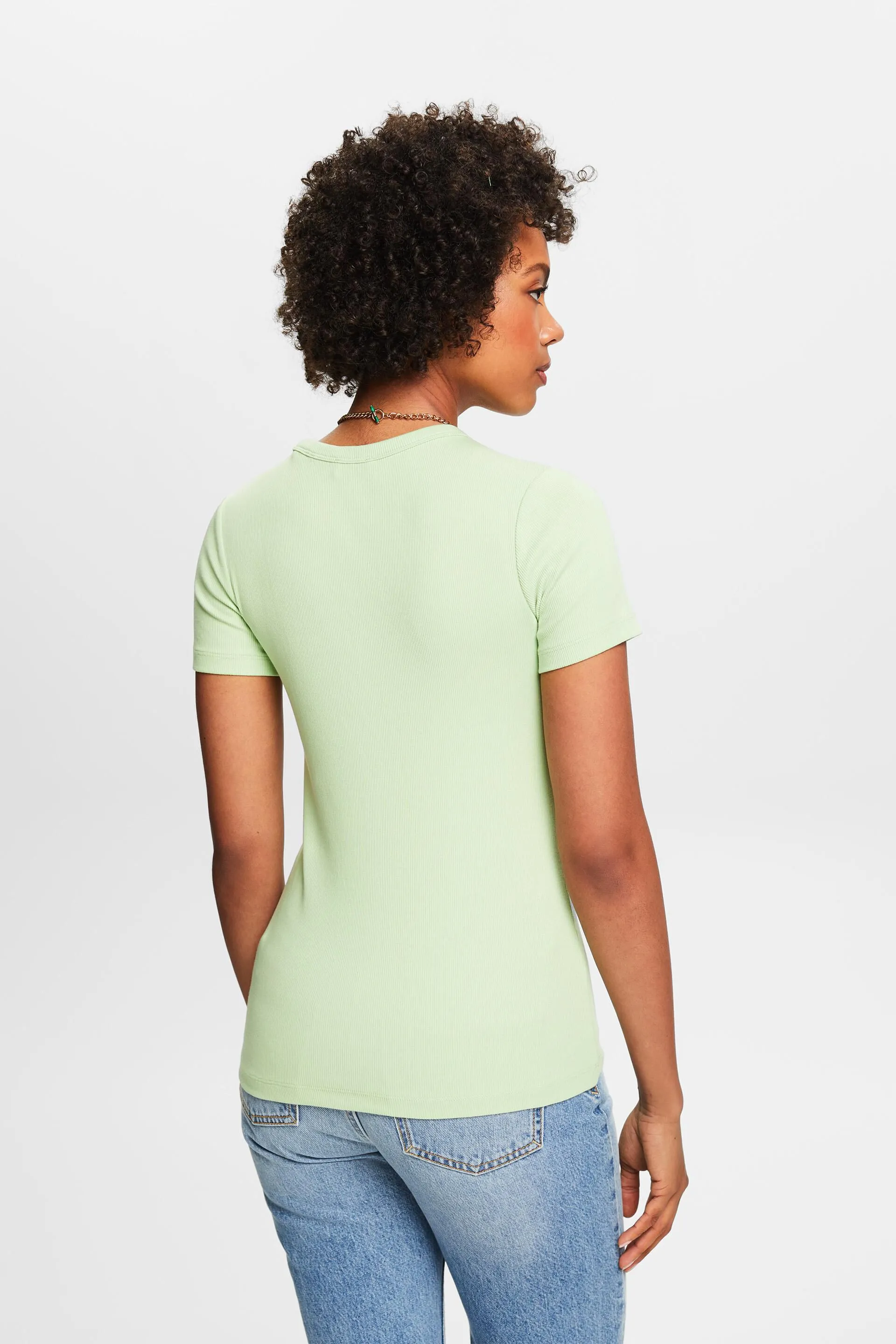 Camiseta con logotipo de strass
