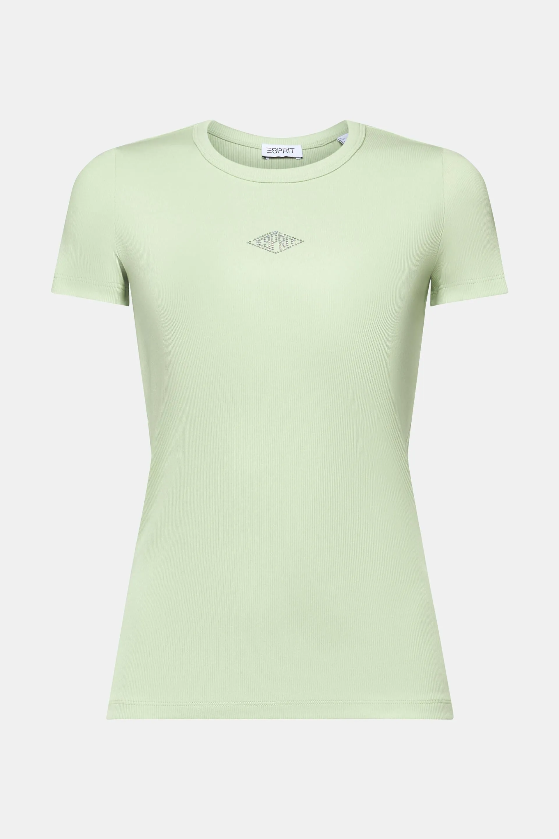 Camiseta con logotipo de strass