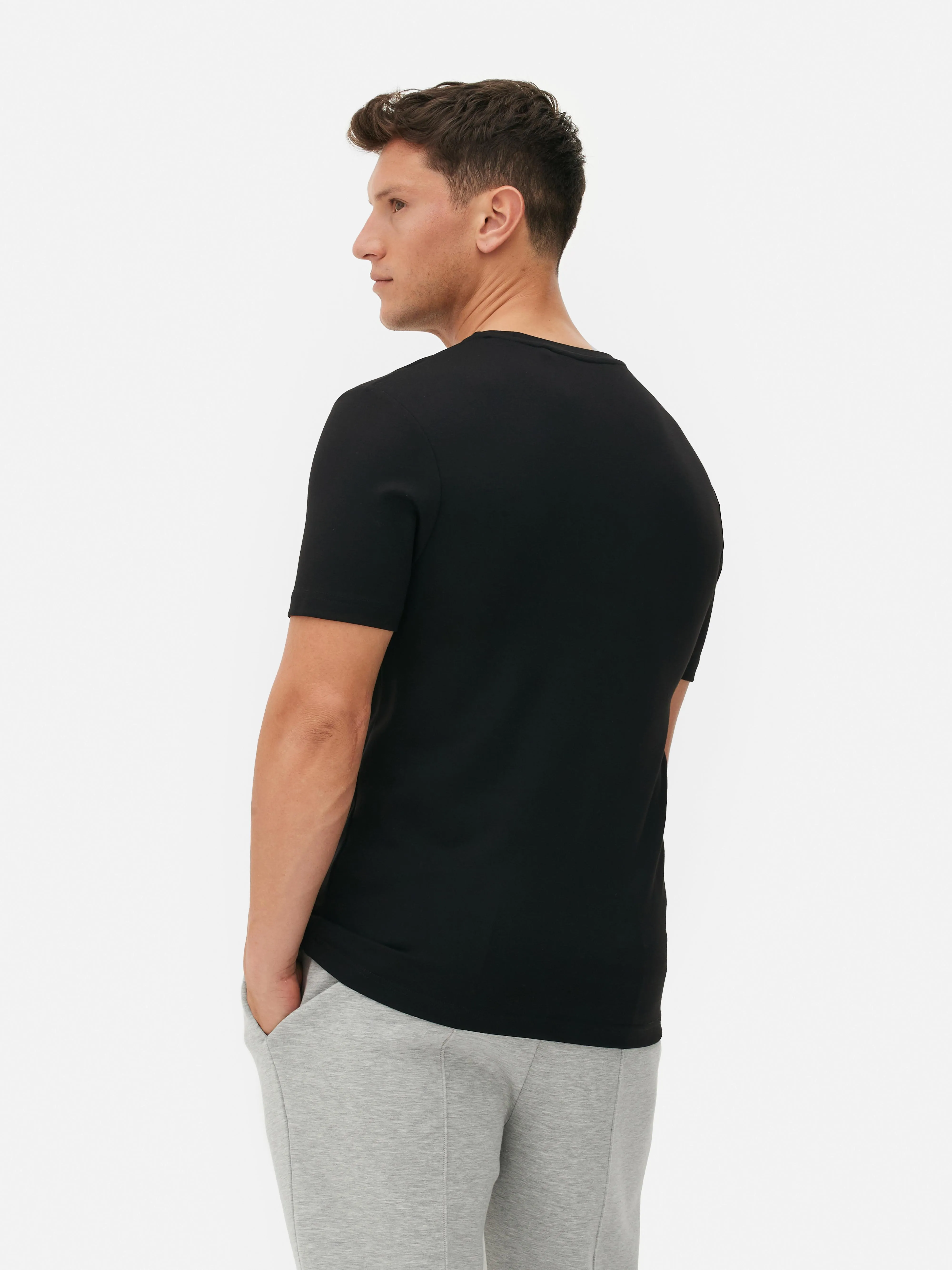 Camiseta de cuello redondo estampada de Kem