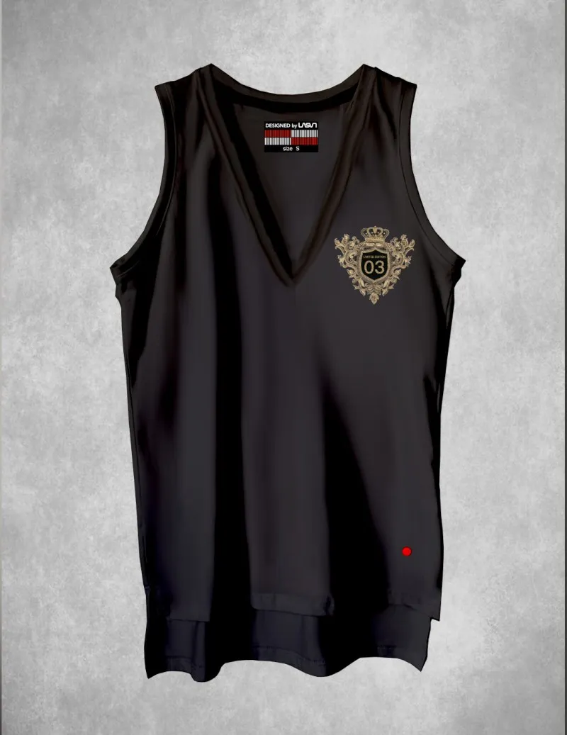 Camiseta de mujer AIR negro