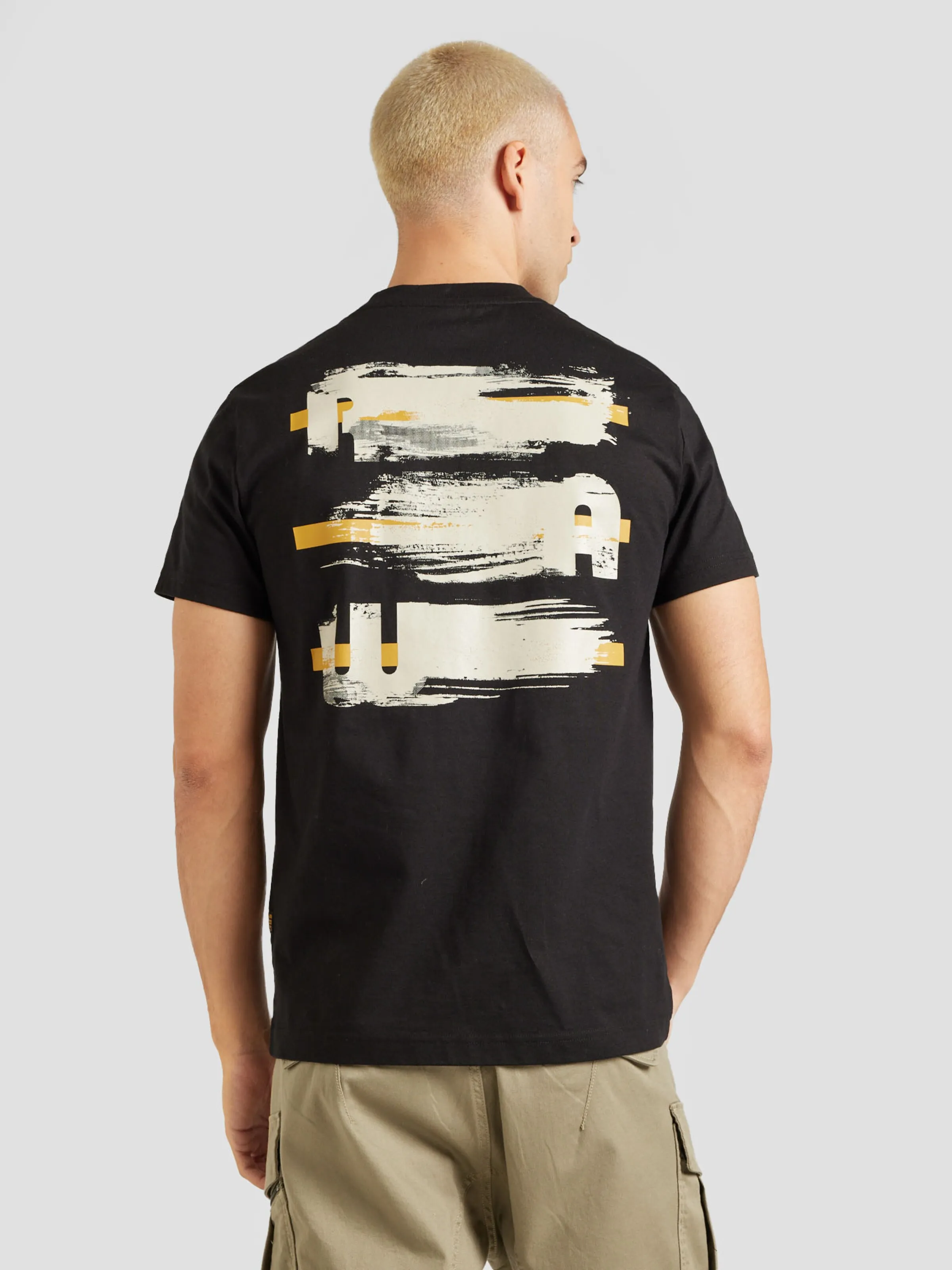 CAMISETA GSTAR RAW EN NEGRO