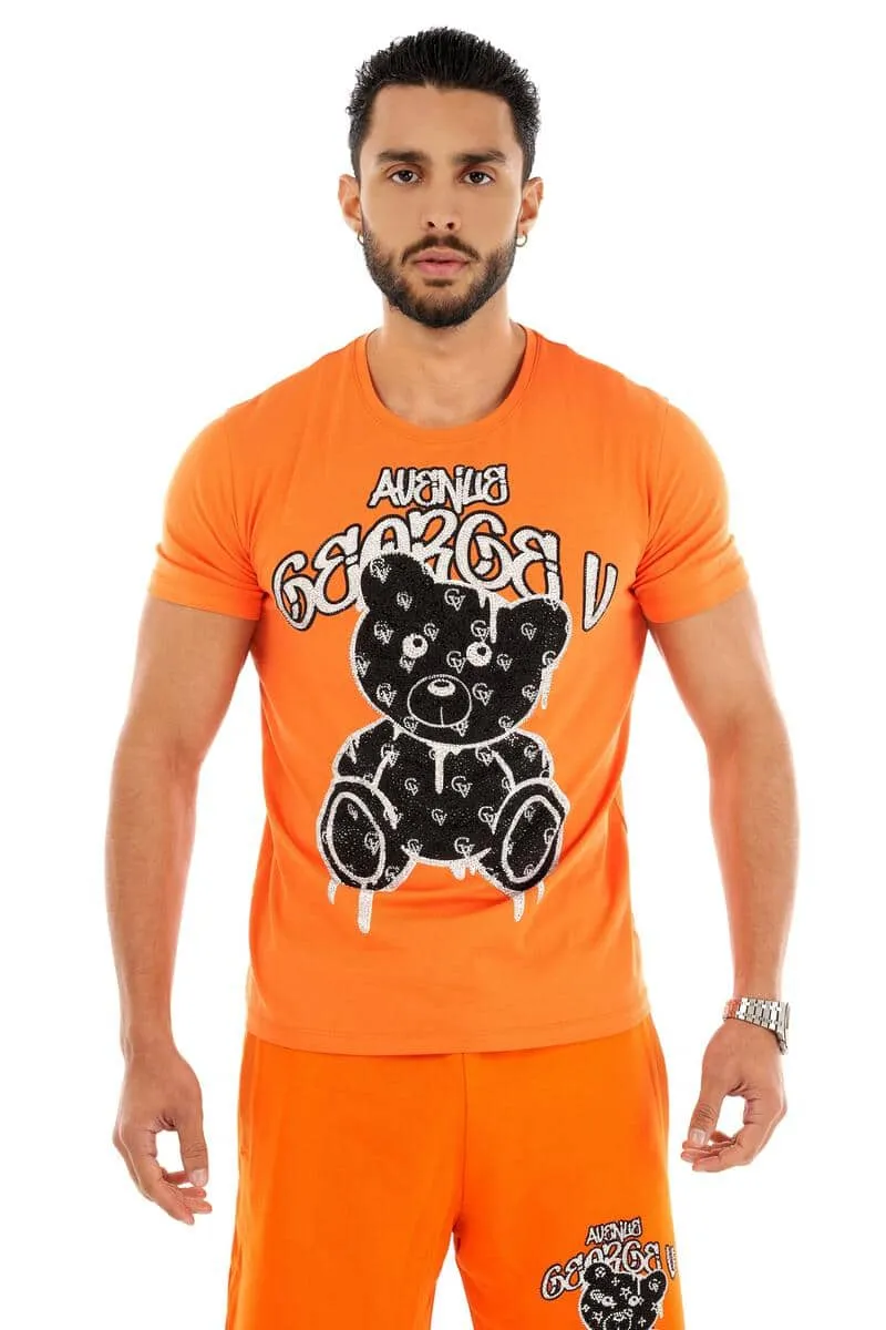 CAMISETA GEORGE V  GV2349 ORANGE