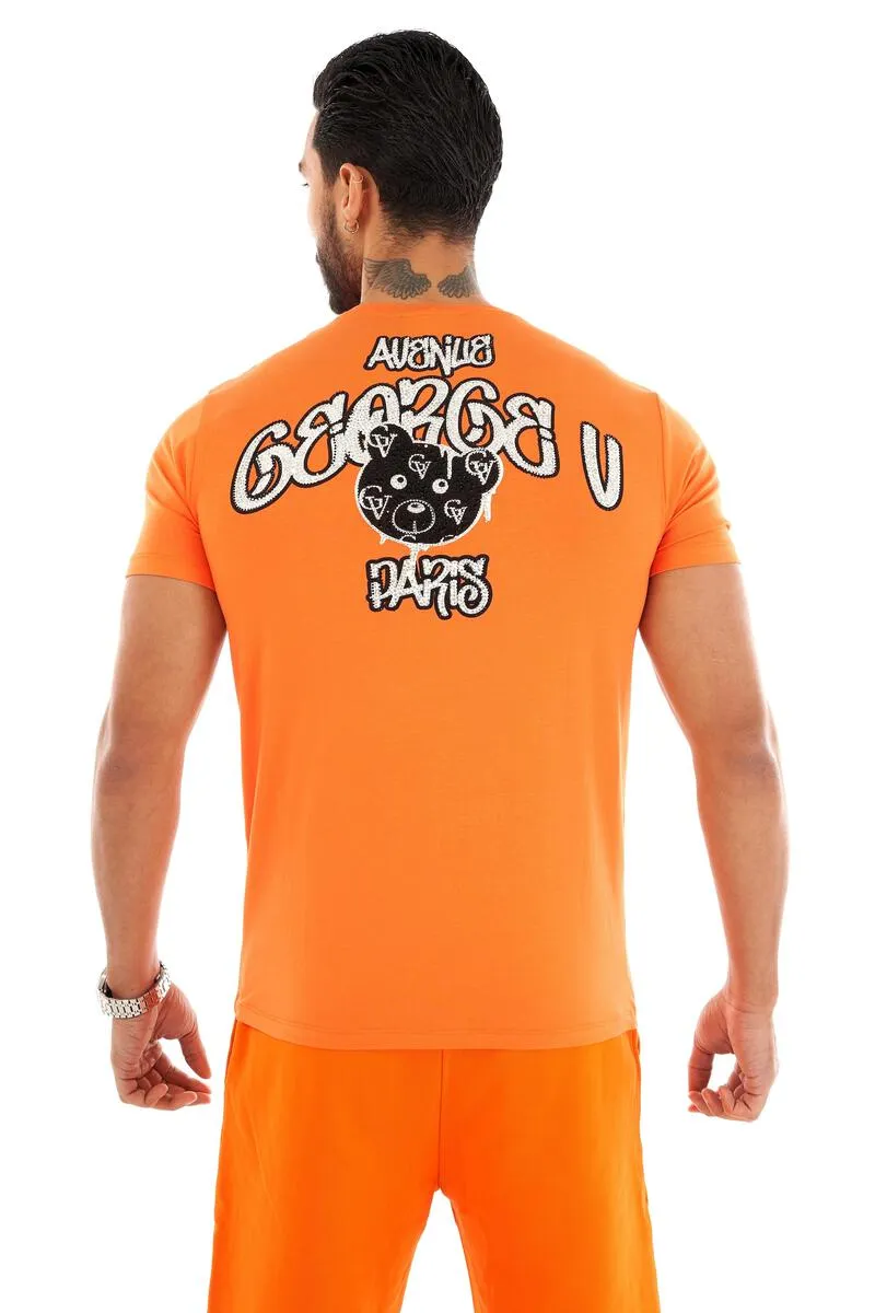 CAMISETA GEORGE V  GV2349 ORANGE