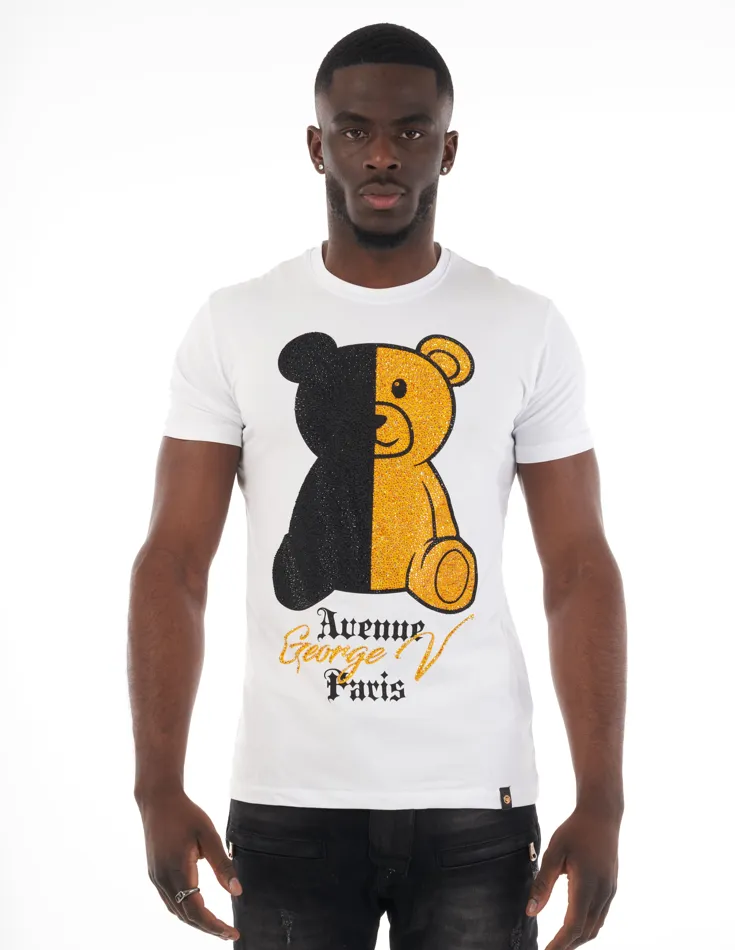 CAMISETA GEORGE V  GV2519 WHITE/GOLD