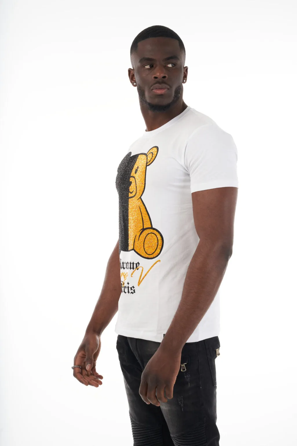 CAMISETA GEORGE V  GV2519 WHITE/GOLD