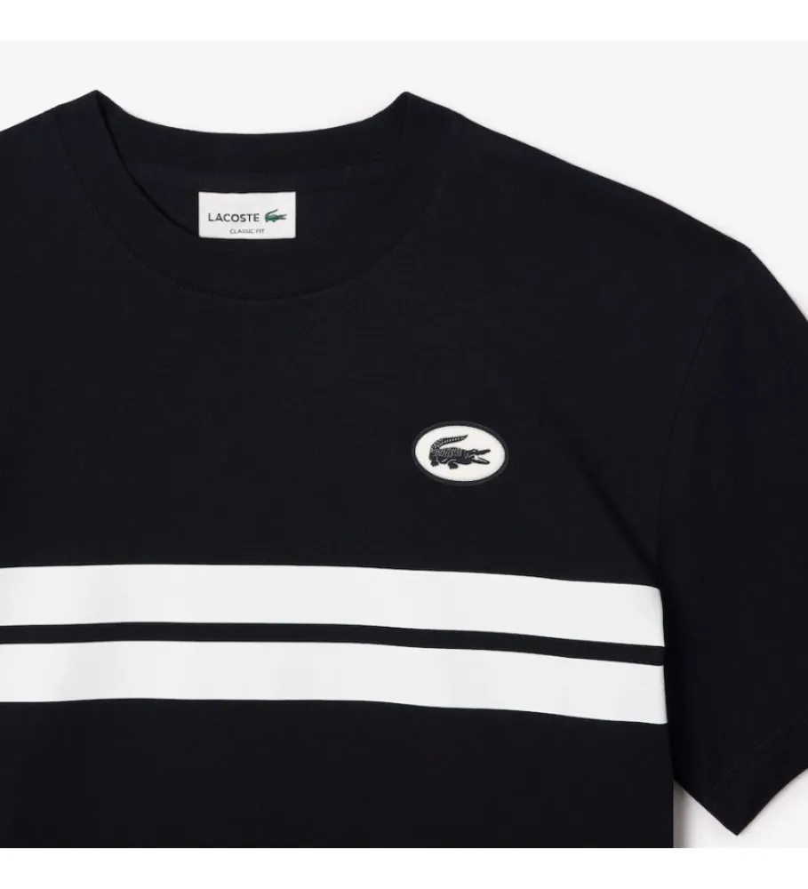 CAMISETA HERITAGE DE ALGODÓN CON ESTAMPADO marino