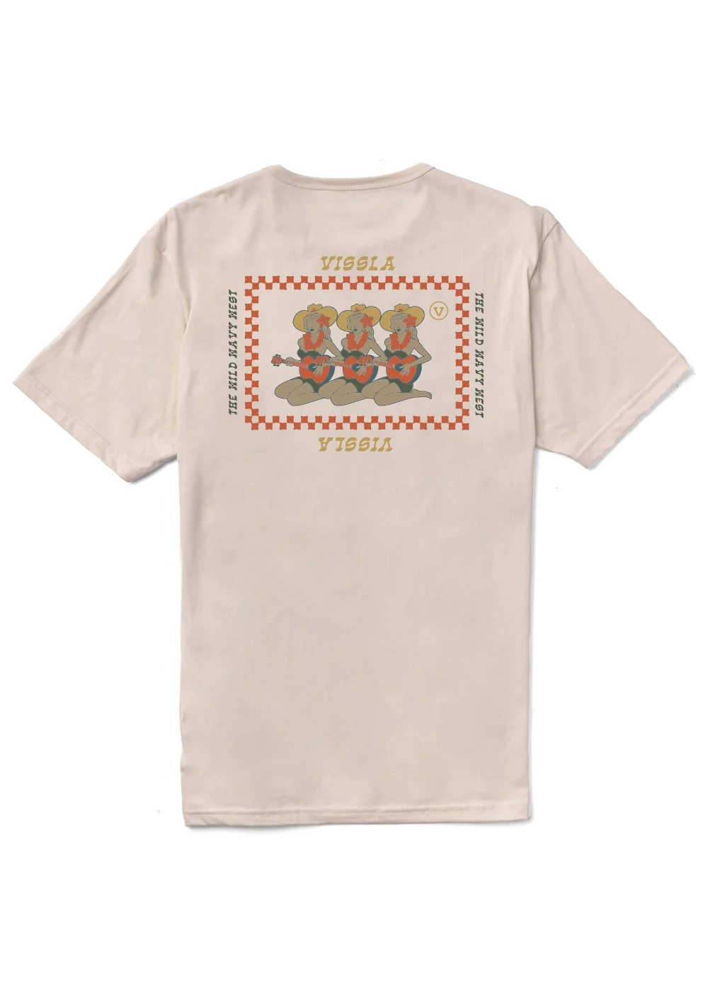 CAMISETA HOMBRE VISSLA MANGA CORTA SOREN SERNADE ORGANIC PKT TEE REFM4234SER (BON) BEIGE