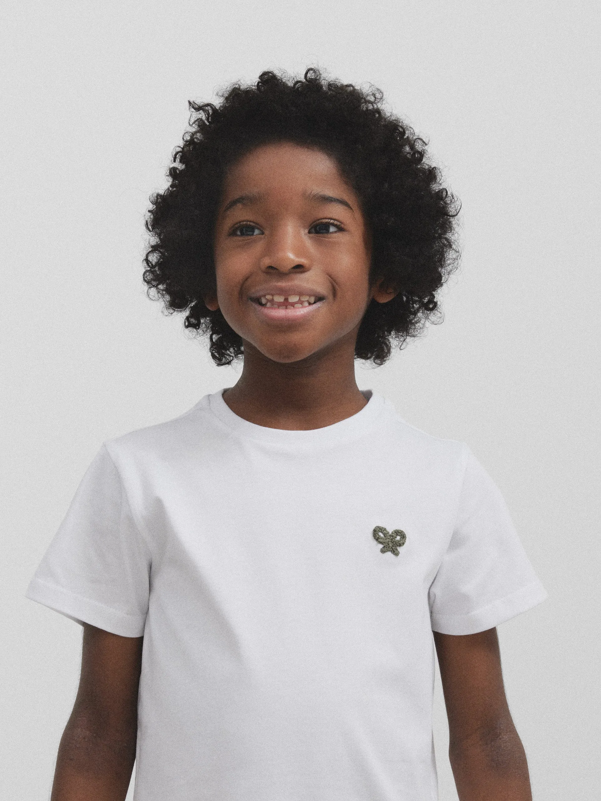 Camiseta kids silbon riders blanca