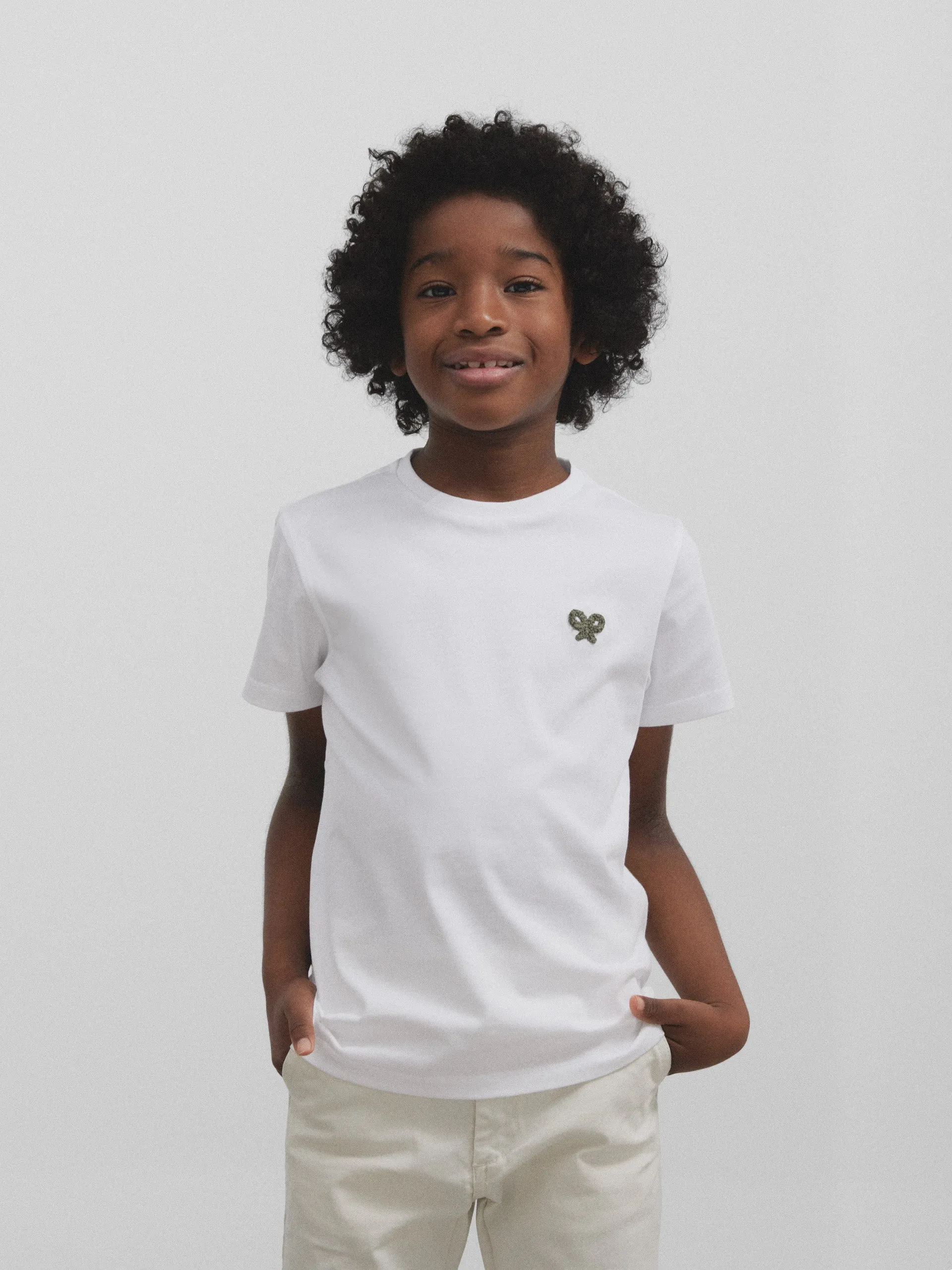 Camiseta kids silbon riders blanca