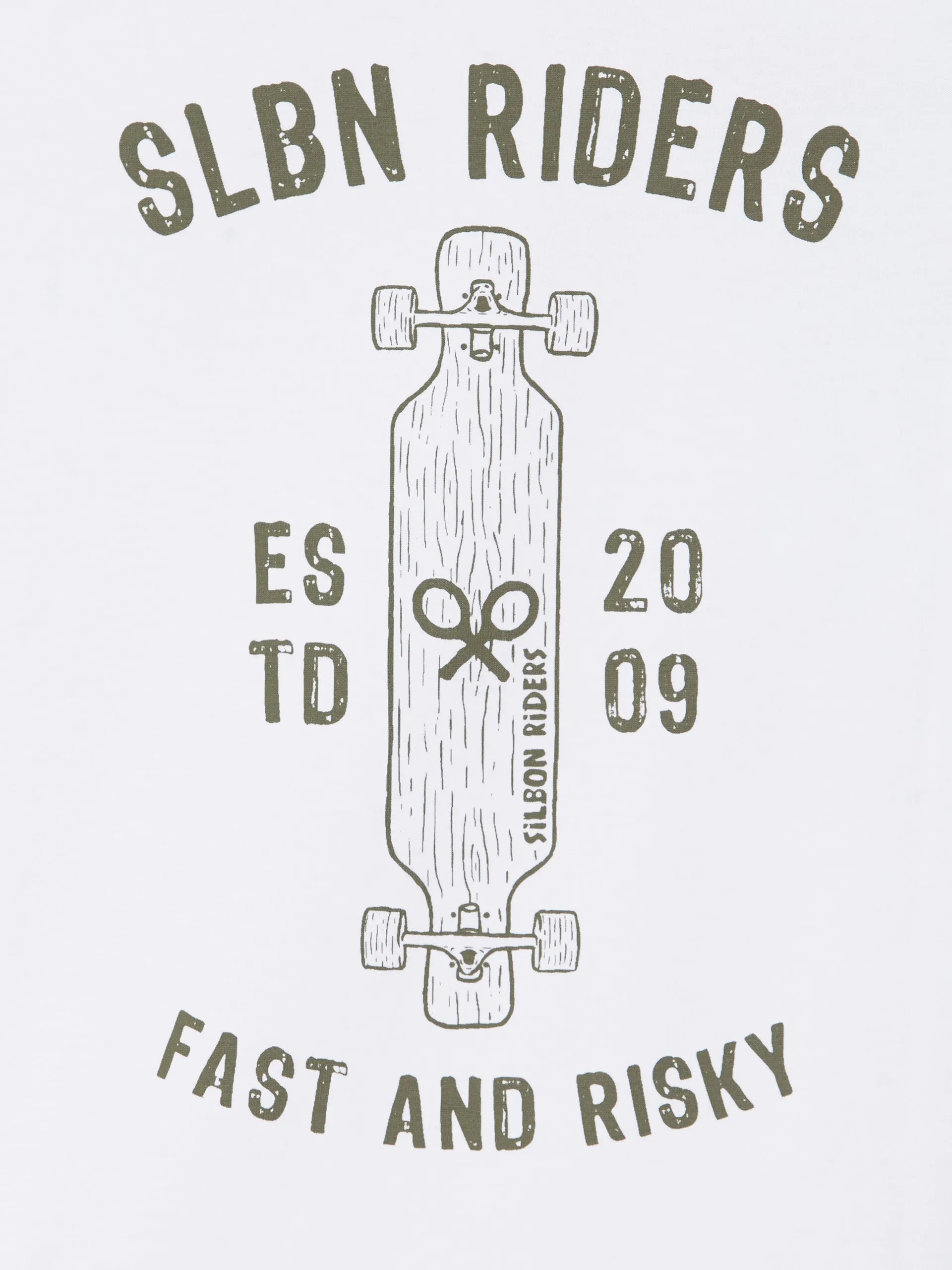 Camiseta kids silbon riders blanca