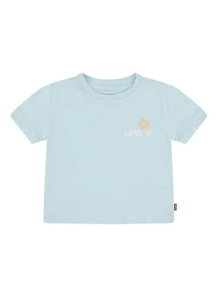 Camiseta Levis Ocean Turquesa Para Niña