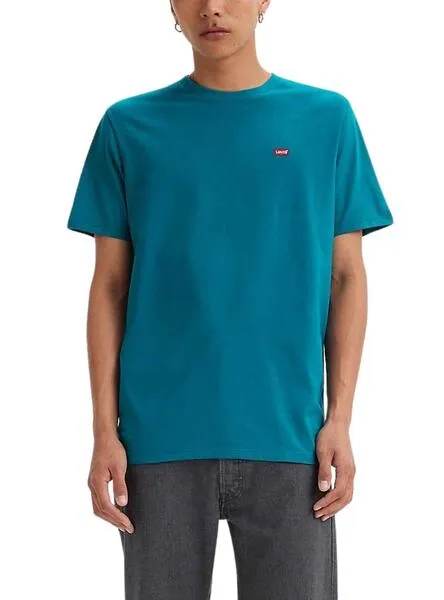 Camiseta Levis Original Azul para Hombre